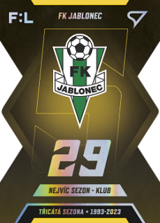 FK Jablonec Jablonec SportZoo FORTUNA:LIGA 2022/23 2. serie Tricata Sezona F:L #TS-05